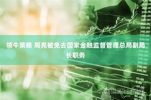 领牛策略 周亮被免去国家金融监督管理总局副局长职务